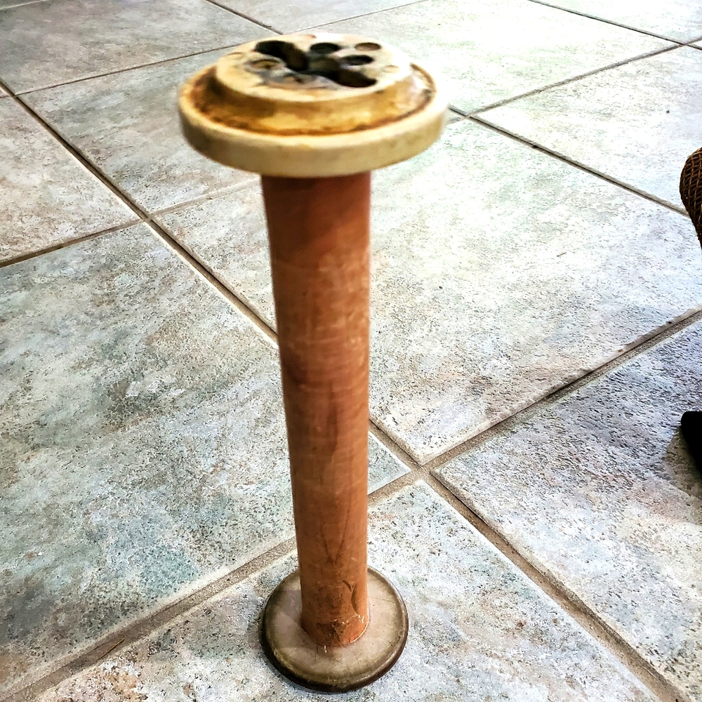 Vintage wooden spool